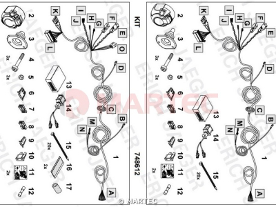 Wiązka dedykowana ERICH 736856 /7-pin/