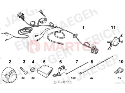 Wiązka dedykowana ERICH 736862 /7-pin/