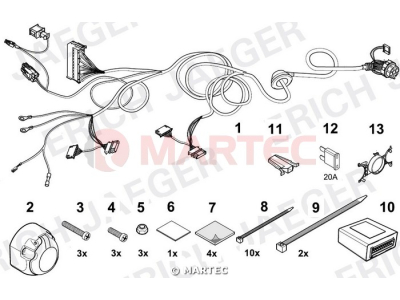 Wiązka dedykowana ERICH 736872 /7-pin/