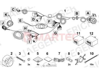 Wiązka dedykowana ERICH 736903 /7-pin/