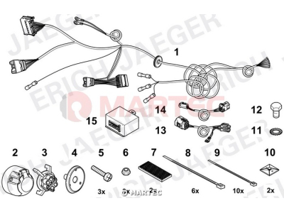 Wiązka dedykowana ERICH 736909 /7-pin/