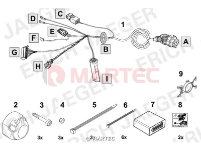 Wiązka dedykowana ERICH 736911 /7-pin/