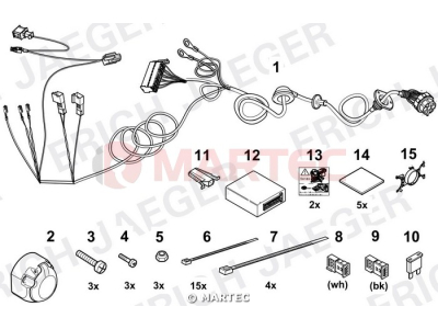 Wiązka dedykowana ERICH 736940 /7-pin/