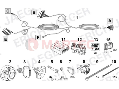 Wiązka dedykowana ERICH 737031 /7-pin/