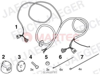 Wiązka dedykowana ERICH 745095 /13-pin/