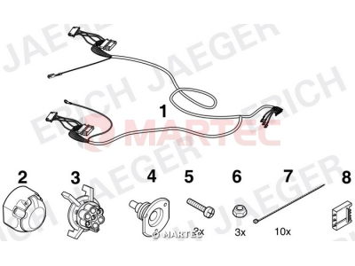 Wiązka dedykowana ERICH 745155 /13-pin/
