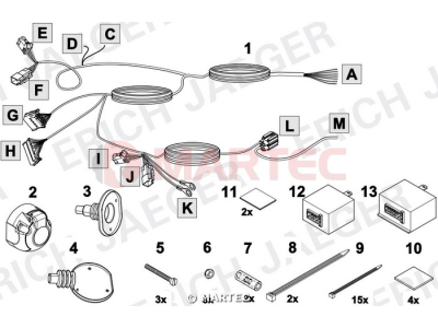 Wiązka dedykowana ERICH 748204 /13-pin/