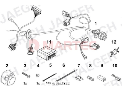 Wiązka dedykowana ERICH 748282 /13-pin/