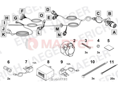 Wiązka dedykowana ERICH 748289 /13-pin/