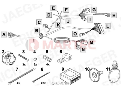 Wiązka dedykowana ERICH 748369 /13-pin/