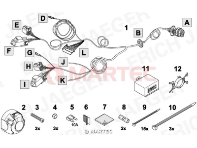 Wiązka dedykowana ERICH 748551 /13-pin/