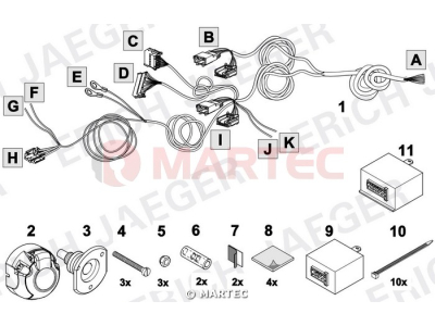 Wiązka dedykowana ERICH 748554 /13-pin/
