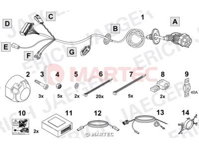 Wiązka dedykowana ERICH 748577 /13-pin/