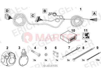 Wiązka dedykowana ERICH 748613 /13-pin/