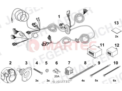 Wiązka dedykowana ERICH 748636 /13-pin/