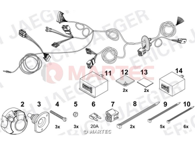 Wiązka dedykowana ERICH 748654 /13-pin/