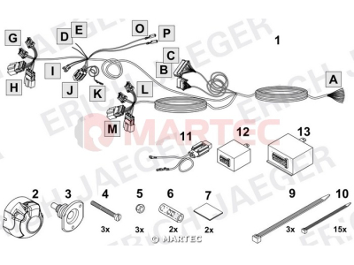 Wiązka dedykowana ERICH 748677 /13-pin/