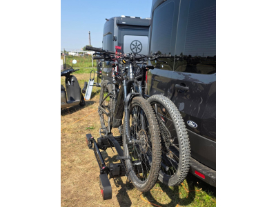 Bagażnik platforma na 2 rowery PROUSER Enduro SD260 BLACK EDITION | wysuwany i składany