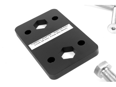 Adapter / Przejściówka kuli kutej z 2 otworów 90mm na 4 otwory 83x56mm
