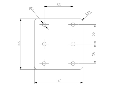 Adapter wysokości do kul kutych BO-6-M10