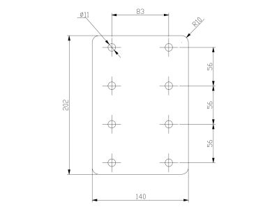 Adapter wysokości do kul kutych BO-8-M10