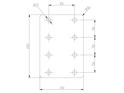 Adapter wysokości do kul kutych BO-8-M12