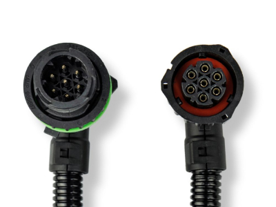 Przedłużka instalacji podłączenia lampy 120 cm złącze AMP 7-pin w peszlu