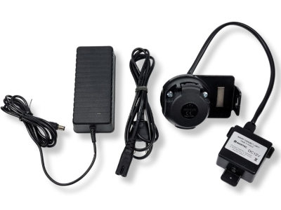 Sterownik świateł 220V na 12V do platformy rowerowej z lampami LED