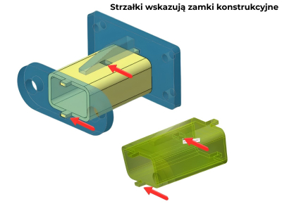 Przedłużka długa 24 cm z kulą kutą do bagażników