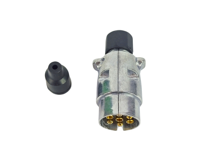 METALOWA WTYCZKA instalacji elektrycznej (7 pin) przyczepki