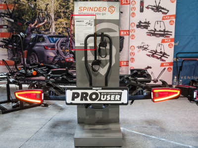 Zalaminowana karta produktowa A4 opis cenowy Spinder SC2 LED