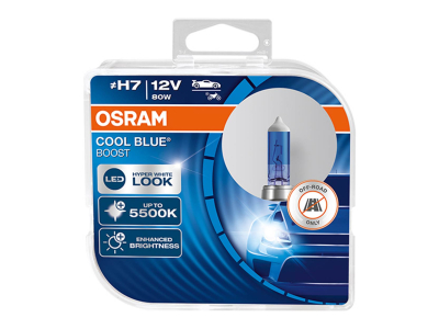 Żarówka halogenowa Osram H7 12V 80W PX26d Cool Blue Boost 5500K/ 2 szt.