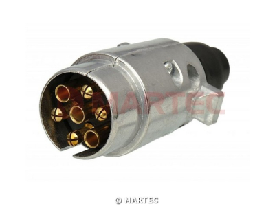 METALOWA WTYCZKA instalacji elektrycznej (7 pin) przyczepki