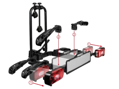 Adapter na 3-ci rower do bagażnika PROUSER Ruby+