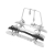 Adapter na 3 rower do bagażnika ENDURO SD260 BLACK