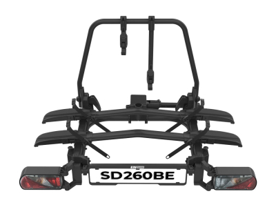 Bagażnik platforma na 2 rowery PROUSER Enduro SD260 BLACK EDITION | wysuwany i składany