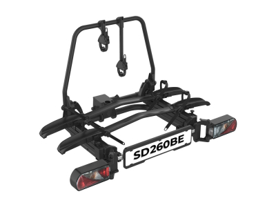 Bagażnik platforma na 2 rowery PROUSER Enduro SD260 BLACK EDITION | wysuwany i składany