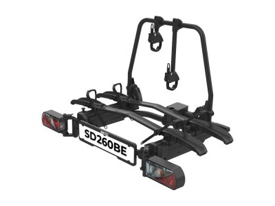 Bagażnik platforma na 2 rowery PROUSER Enduro SD260 BLACK EDITION | wysuwany i składany
