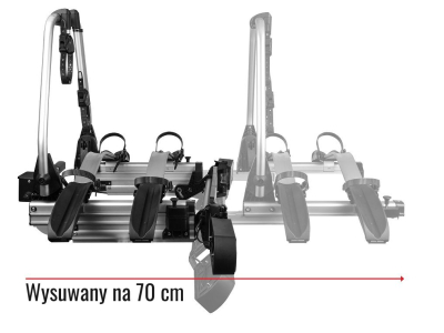 Bagażnik platforma na 2 rowery PROUSER Enduro SD260 | wysuwany i składany
