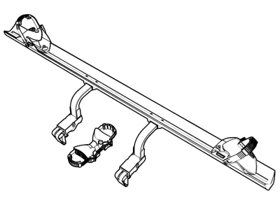 Adapter XB3 na trzeci rower do bagażnika Spinder SX2 i ProUser FG2, FG2 Plus, FG3 Silver
