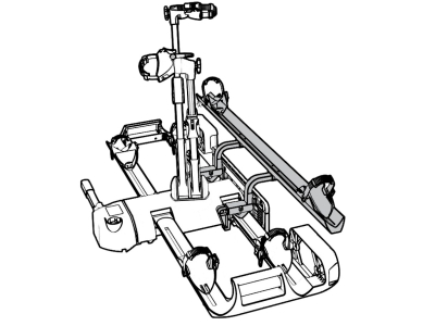 Adapter XB3 na trzeci rower do bagażnika Spinder SX2 i ProUser FG2, FG2 Plus, FG3 Silver