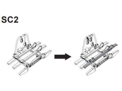 Adapter XB1 na dodatkowy rower do bagażników Spinder SC2, SL3