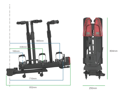 Bagażnik rowerowy na hak SPINDER TX3 LED | Nowość 2026