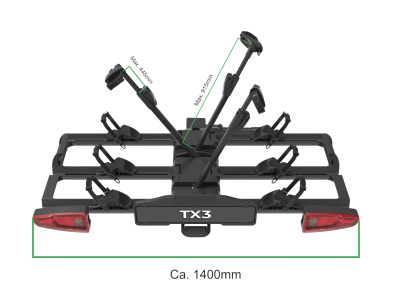 Bagażnik rowerowy na hak SPINDER TX3 LED | Nowość 2026