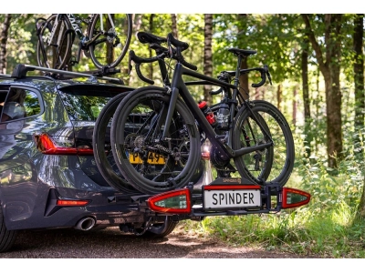 Bagażnik platforma rowerowa na hak SPINDER SC2 LED | przesuwny i składany