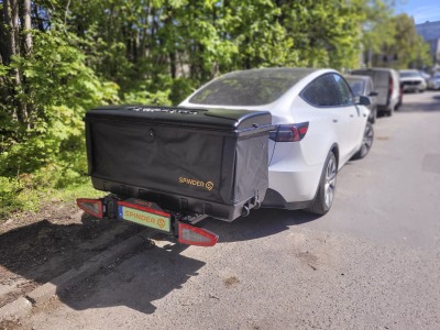 Box transportowy na hak Spinder BX1 pojemność 550 litrów
