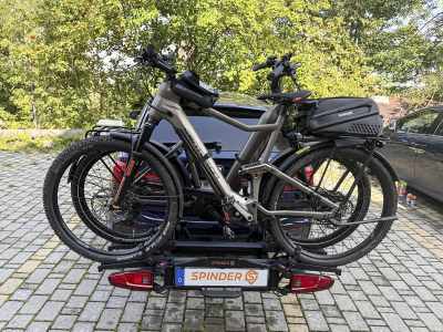 Bagażnik platforma rowerowa na hak SPINDER LX2 LED | lekka i uchylna