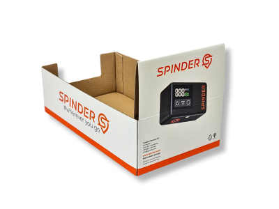 Ekspozytor kartonowy do kompresorów SPINDER Mini120