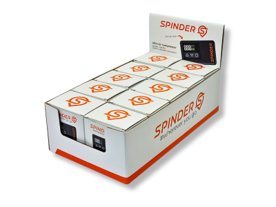 Ekspozytor kartonowy do kompresorów SPINDER Mini120