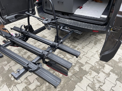 Bagażnik platforma rowerowa na hak SPINDER SL3 LED | przesuwny i składany